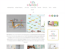 Tablet Screenshot of kidsinteriors.com